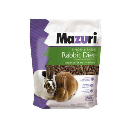 Mazuri Timothy Hay Based Rabbit Pellets for All Life Stages 1kg Asian Pack