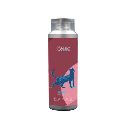 True Iconic Meow Gloss Shampoo for Cats 400ml with Collagen and Shine Care