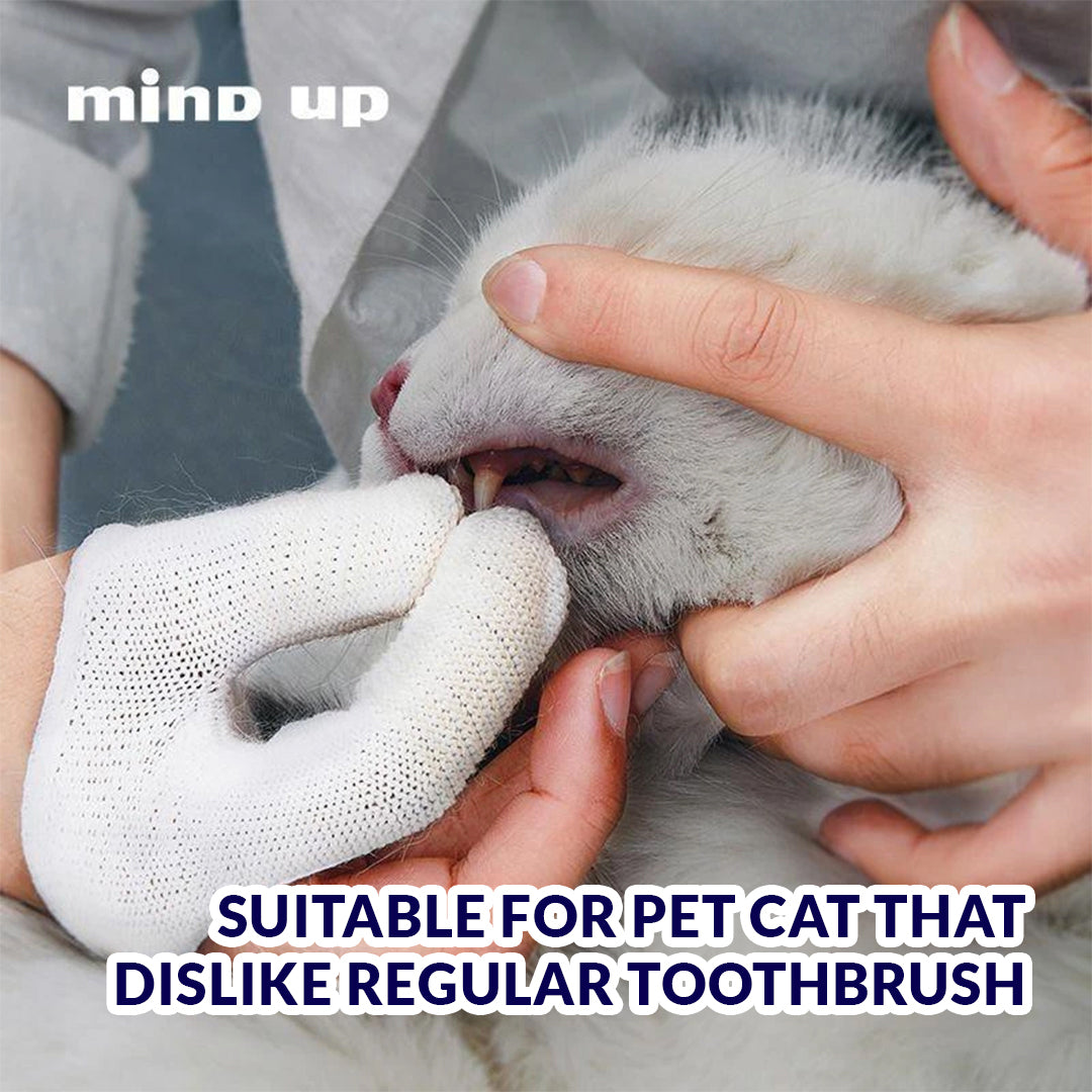 Mind Up Nyanko Care Finger Toothbrush L size for Cats and Dogs