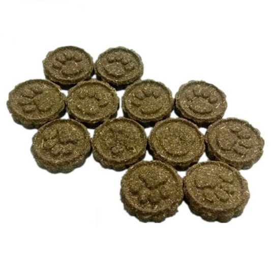 Munchies Paw Print Timothy Hay Cake (10pcs, 135g)