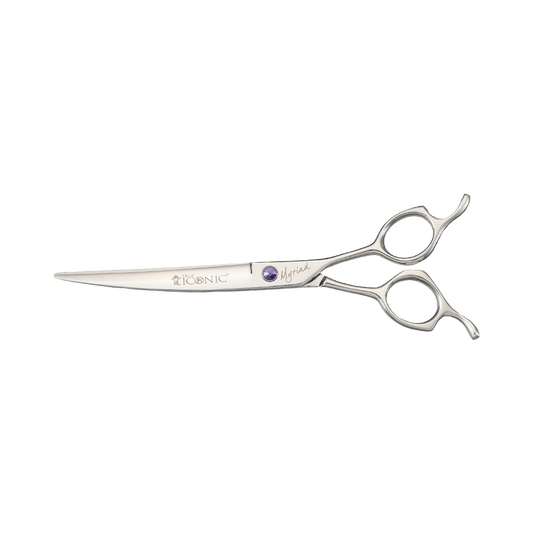 True Iconic Myriad Curve Shear 7.5 Inch Professional Curved Grooming Scissors