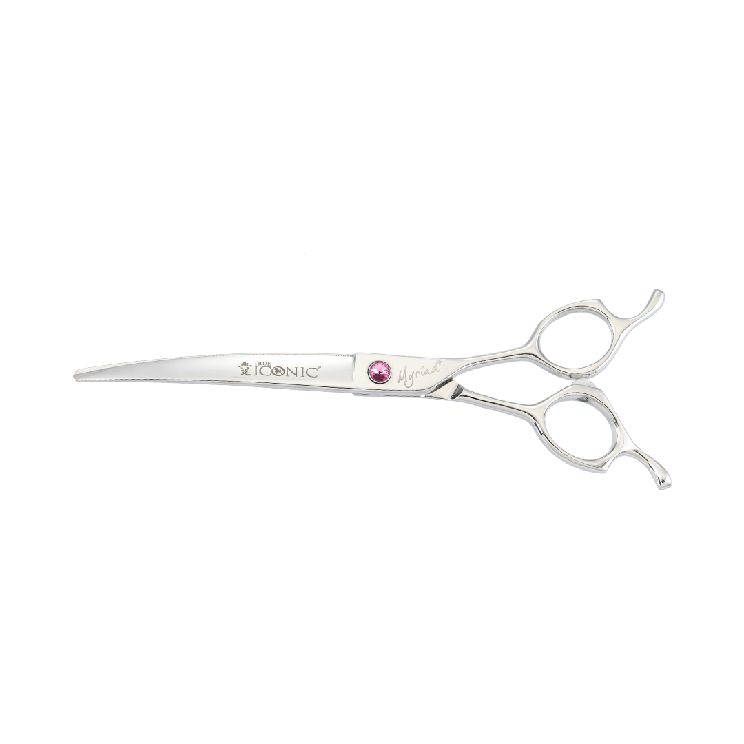 True Iconic Myriad Plus Curve Shear 7.5 Inch Professional Grooming Scissors