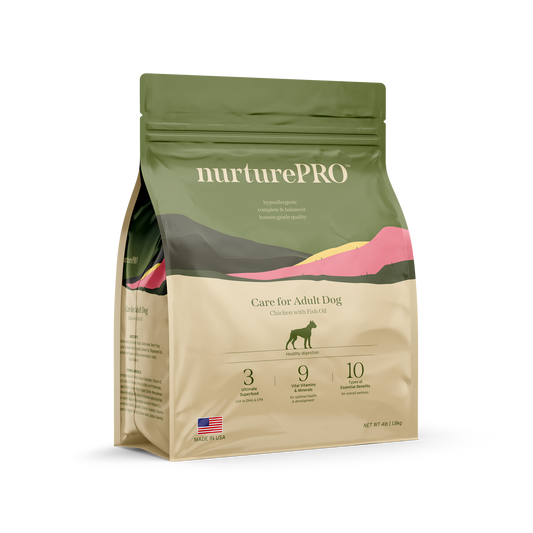 NurturePRO Care Chicken with Fish Oil – Dry Dog Food for Adult Dogs (1.8kg / 5.7kg / 11.8kg)