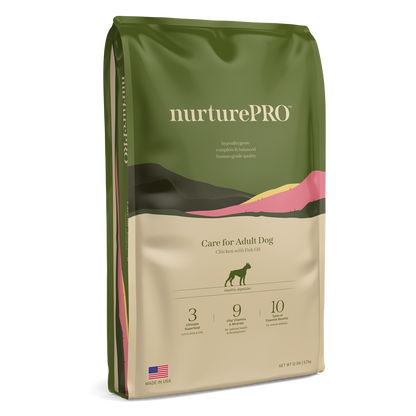 NurturePRO Care Chicken with Fish Oil – Dry Dog Food for Adult Dogs (1.8kg / 5.7kg / 11.8kg)