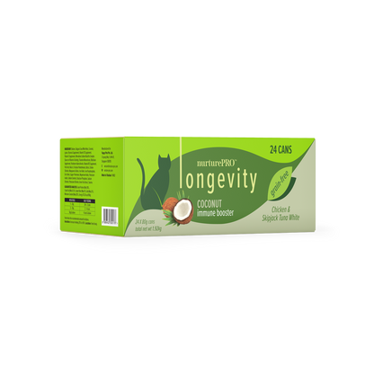 Nurture Pro Longevity Wet Cat Food – With Coconut 80g - 24cans