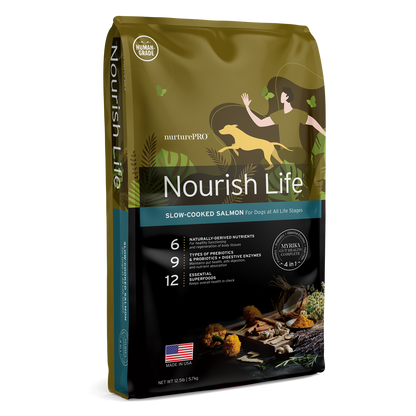 Nurture Pro Nourish Life Slow-Cooked Salmon Dry Dog Food – Adult Dogs (300g / 1.8kg / 5.7kg / 11.8kg)
