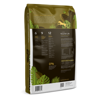 Nurture Pro Nourish Life Slow-Cooked Chicken Dry Dog Food – Puppy & Adult (300g / 1.8kg / 5.7kg / 11.8kg)
