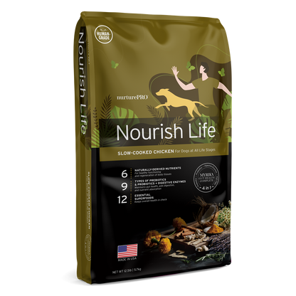 Nurture Pro Nourish Life Slow-Cooked Chicken Dry Dog Food – Puppy & Adult (300g / 1.8kg / 5.7kg / 11.8kg)