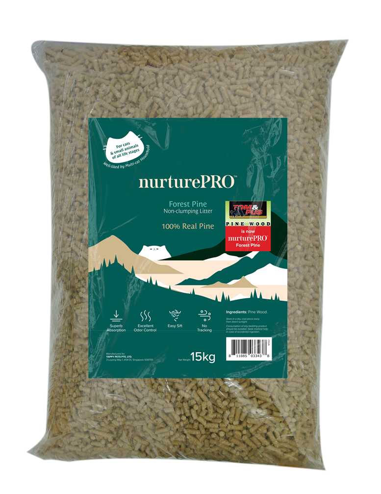 Nurture Pro Forest Pine Wood Cat Litter 15kg