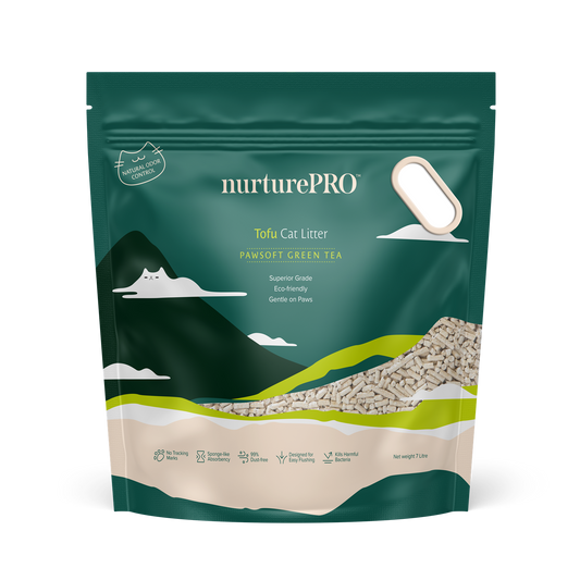 Nurture Pro Tofu Cat Litter PawSoft Green Tea