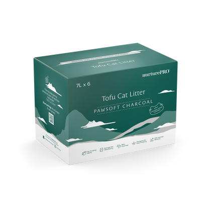 Nurture Pro Tofu Cat Litter PawSoft Charcoal