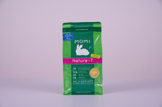 Momi Nature Timothy Pellets | All-Natural Adult Rabbit & Guinea Pig Food
