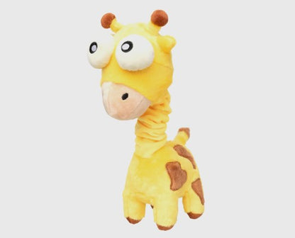 FuzzYard Neck Minnits Plush Dog Toy with Double Squeakers