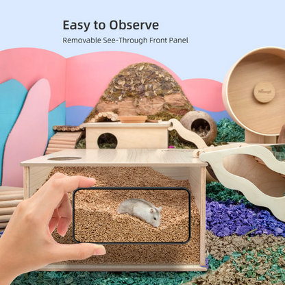 NiteAngel Visible Digging Box – Natural Enrichment for Rats & Hamsters