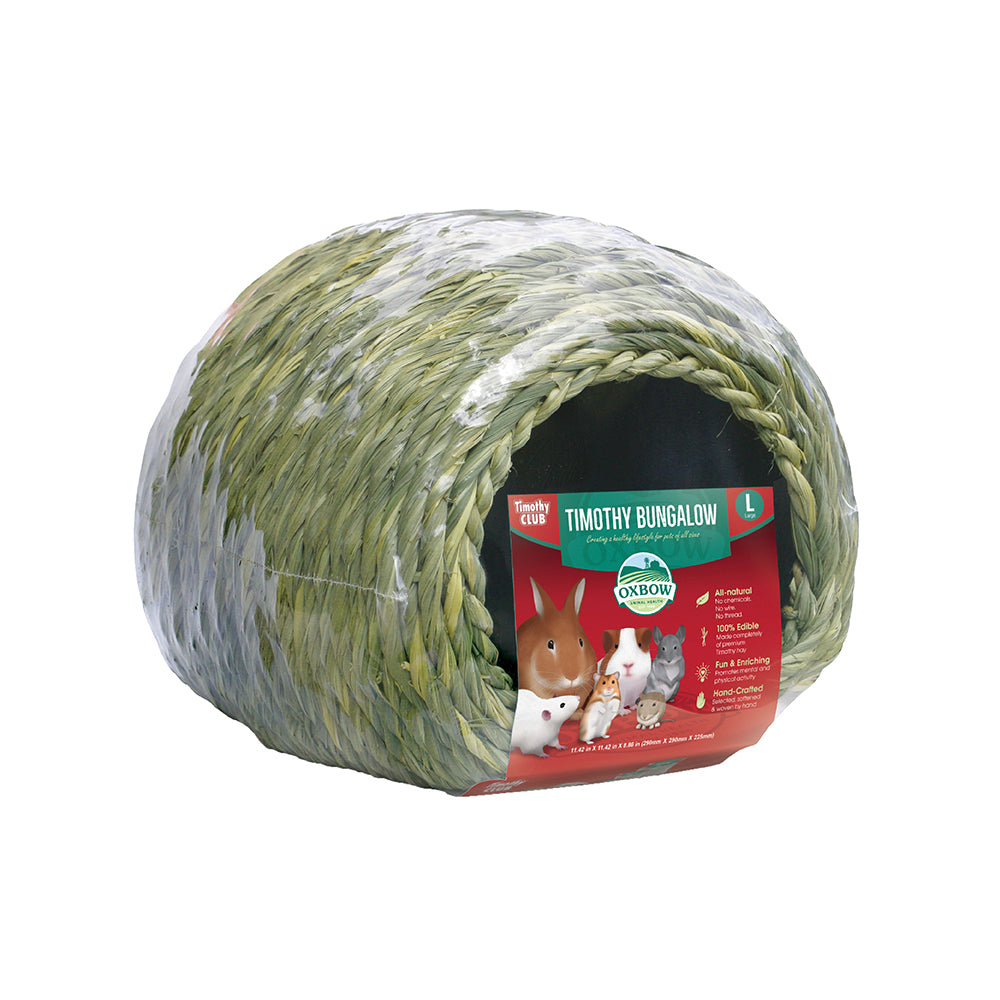 Oxbow Timothy Club Timothy Bungalow for Small Pets - Large