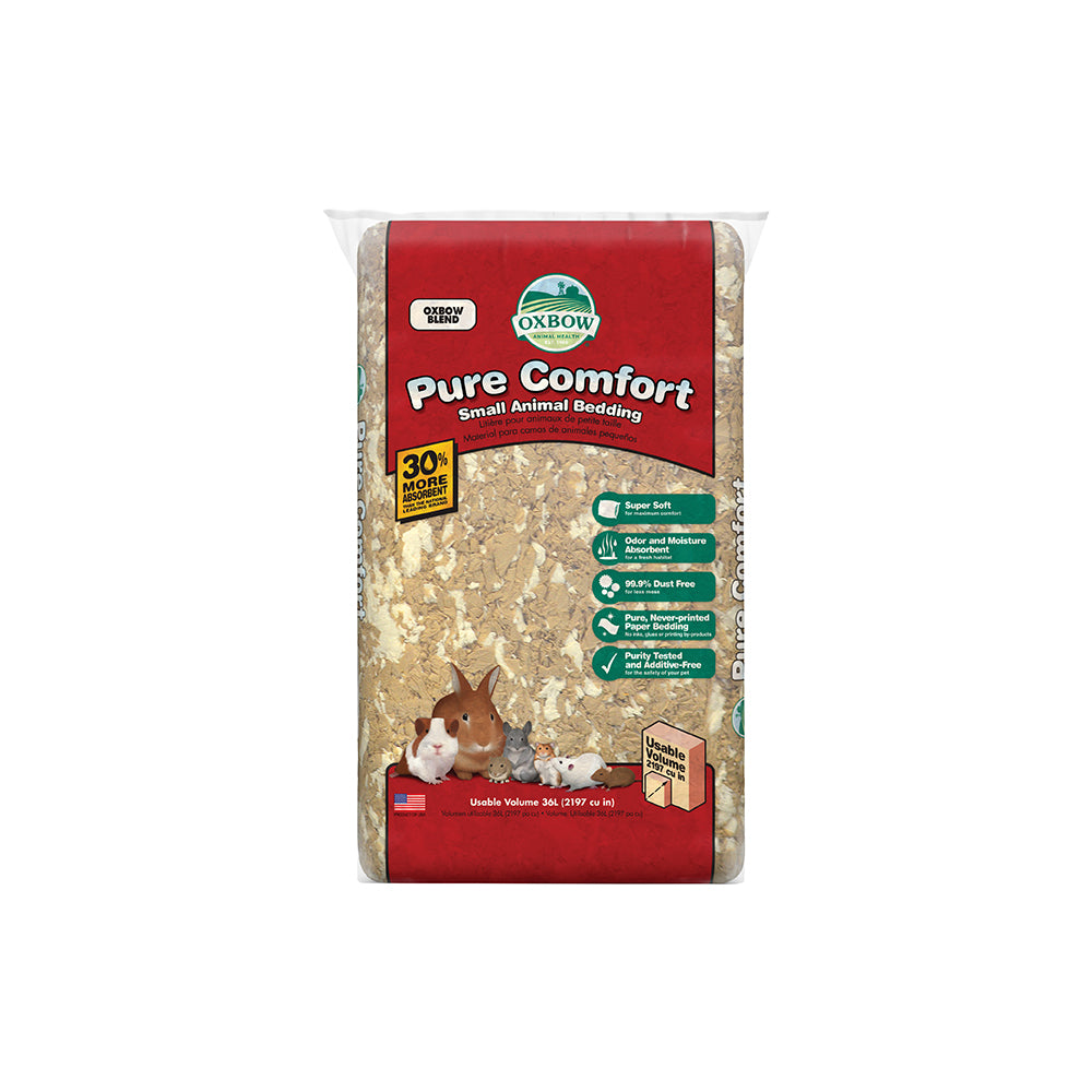 Oxbow Pure Comfort Blend Bedding for Small Pets – Ultra Soft & Absorbent