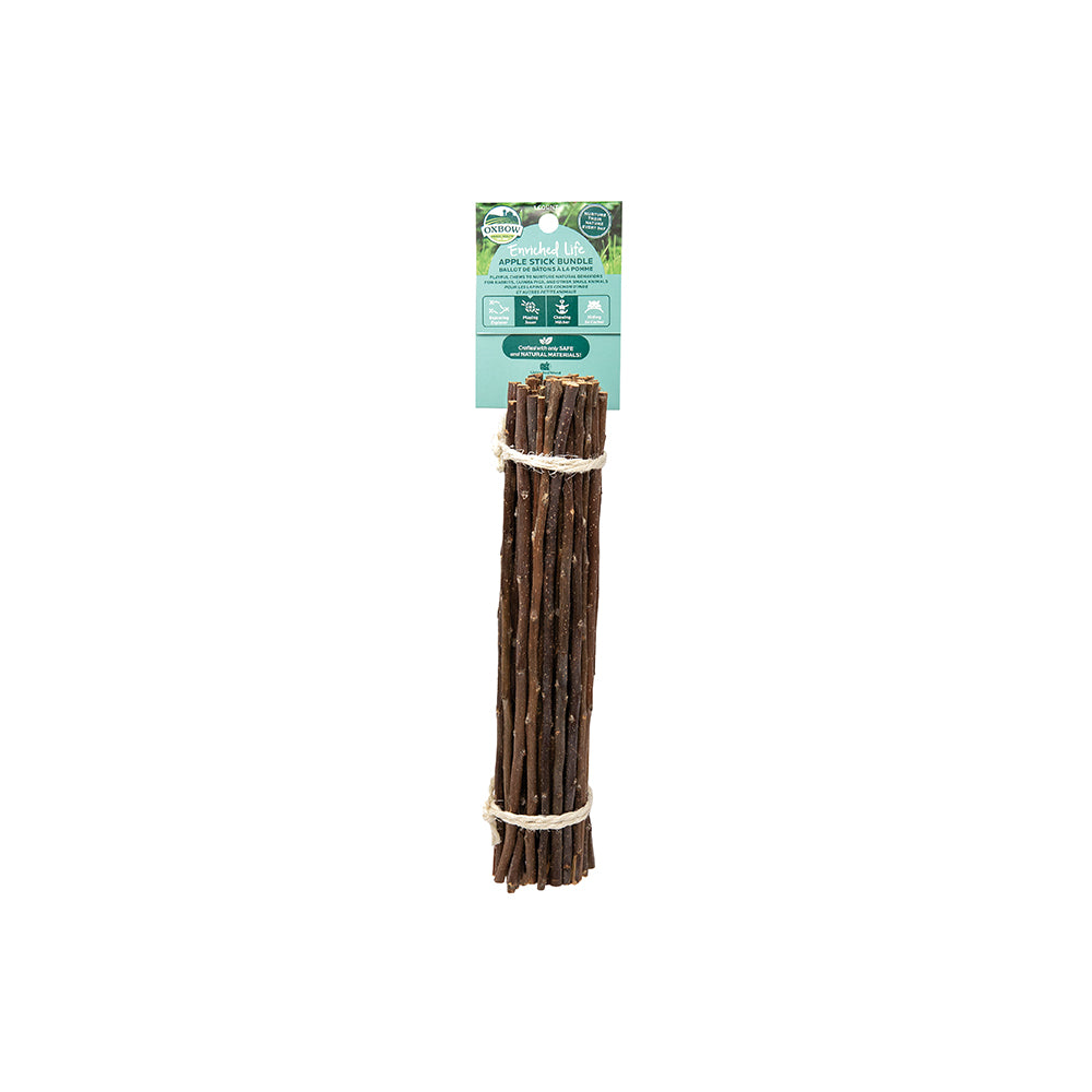 Oxbow Enriched Life Apple Stick Bundle for Small Pets