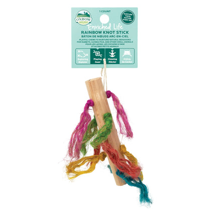 Oxbow Enriched Life Rainbow Knot Stick for Small Pets