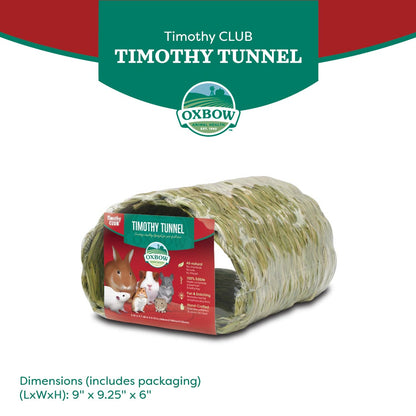 Oxbow Timothy Club Timothy Tunnel for Small Pets