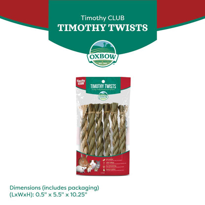 Oxbow Timothy Club Timothy Twists for Small Pets