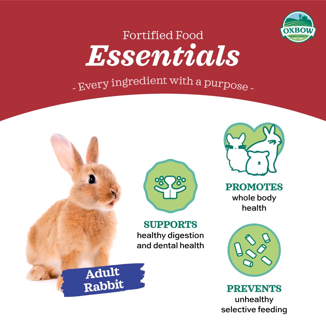 [Up to 25% off] Oxbow Essentials Adult Rabbit Food