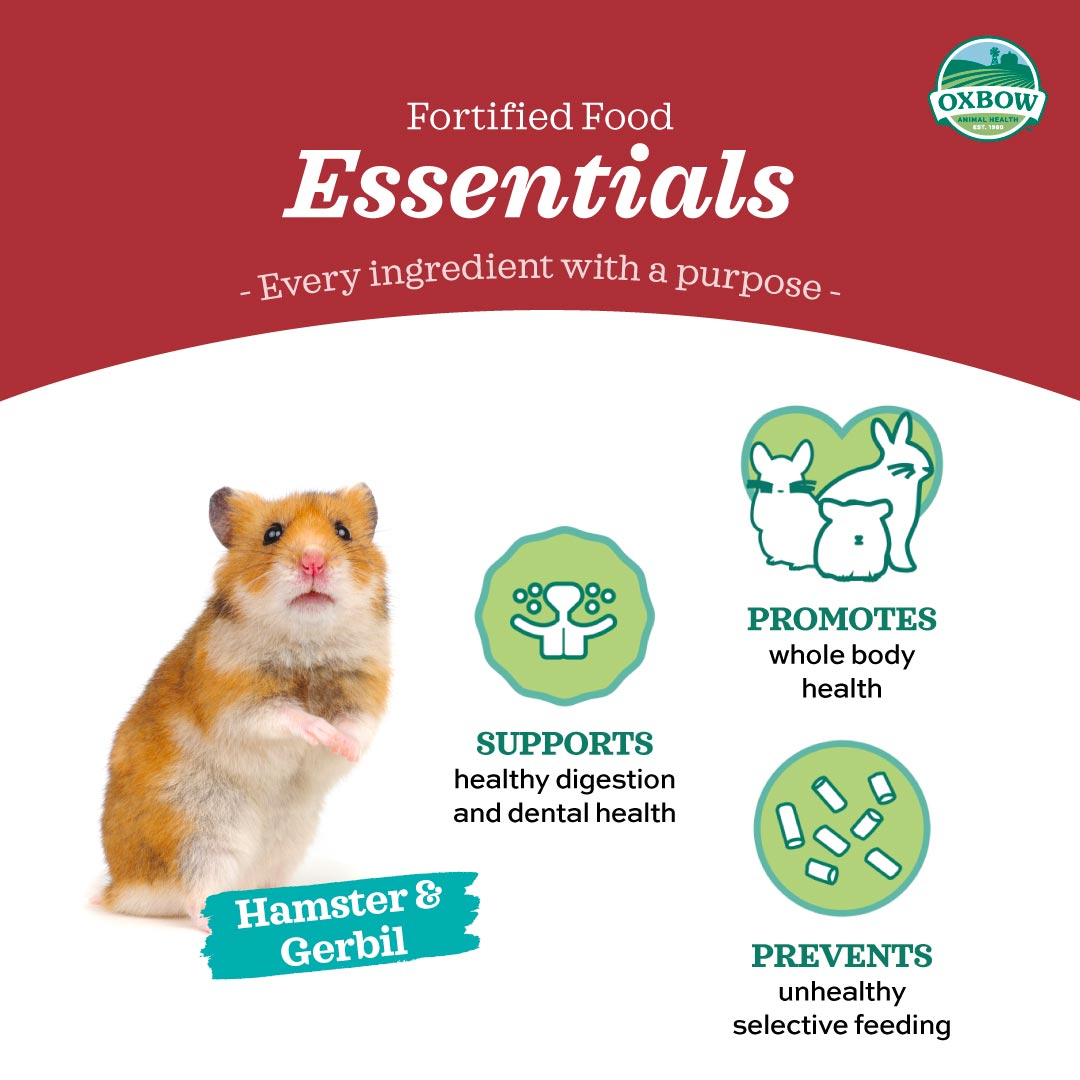 [Up to 25% off] Oxbow Essentials Hamster & Gerbil Food