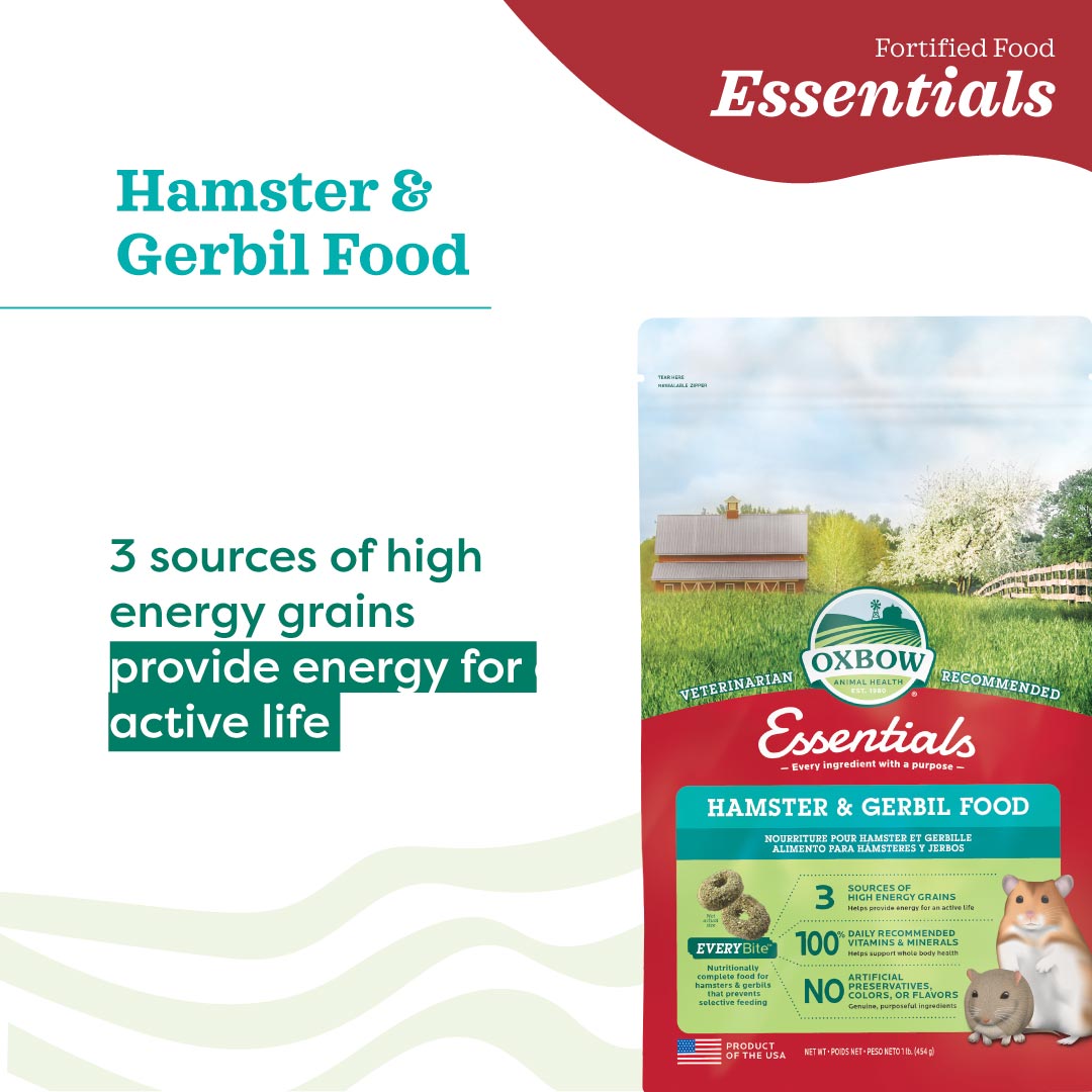 [Up to 25% off] Oxbow Essentials Hamster & Gerbil Food