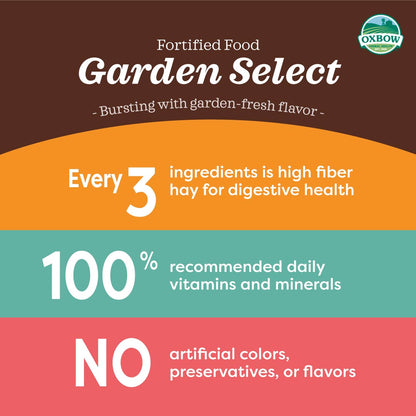 [Up to 25% off] Oxbow Garden Select Adult Rabbit Food