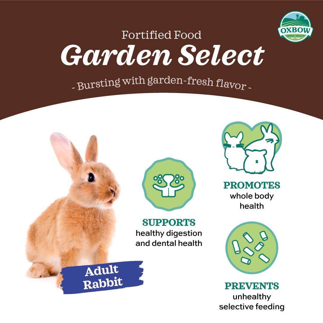 [Up to 25% off] Oxbow Garden Select Adult Rabbit Food