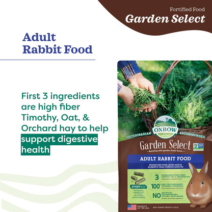 [Up to 25% off] Oxbow Garden Select Adult Rabbit Food