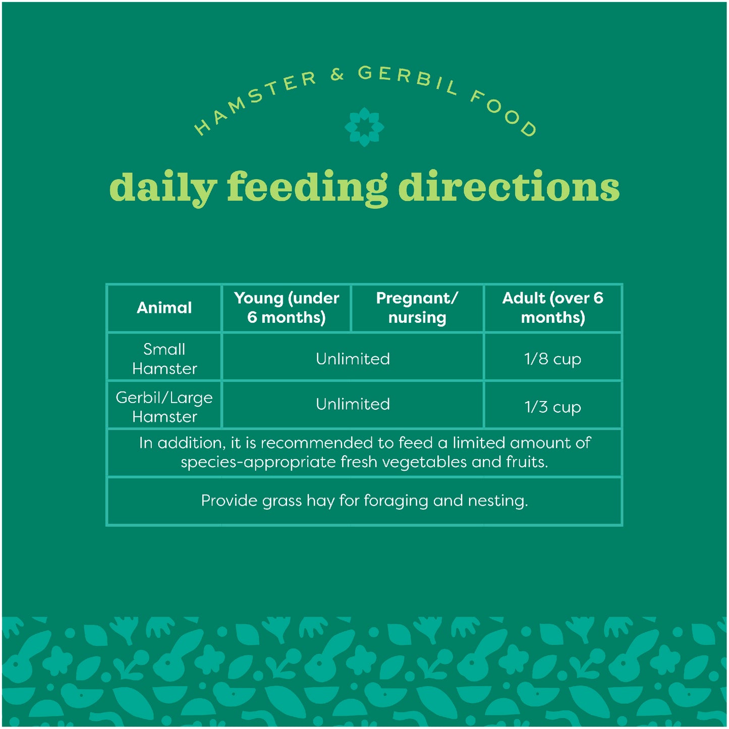 [Up to 25% off] Oxbow Garden Select Hamster & Gerbil Food