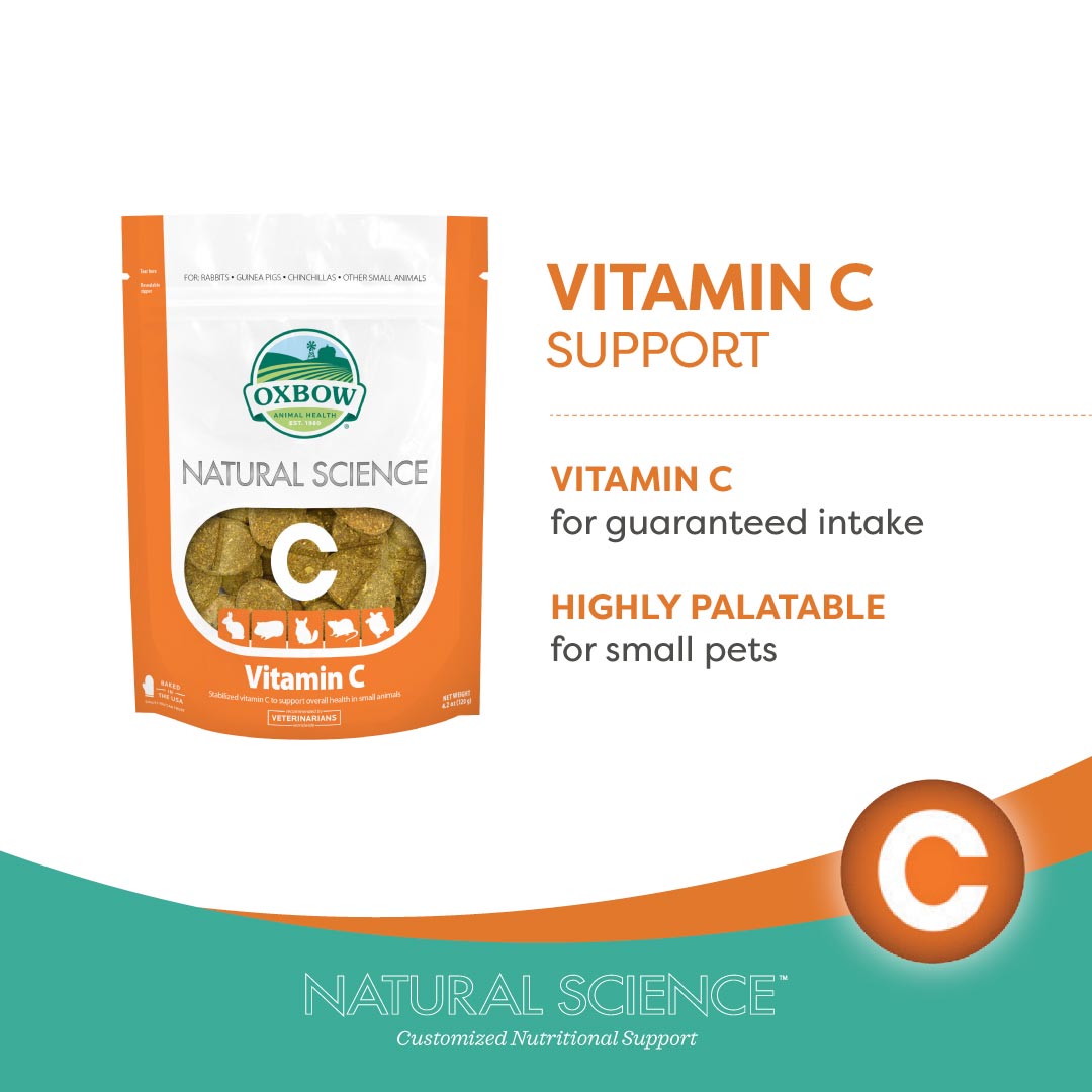 [Any 3 @ $54.90] Oxbow Natural Science Vitamin C Support for Small Pets