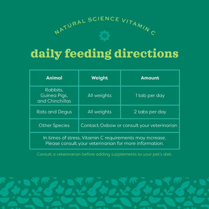 [Any 3 @ $54.90] Oxbow Natural Science Vitamin C Support for Small Pets