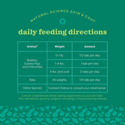 [Any 3 @ $54.90] Oxbow Natural Science Skin & Coat Support for Small Pets