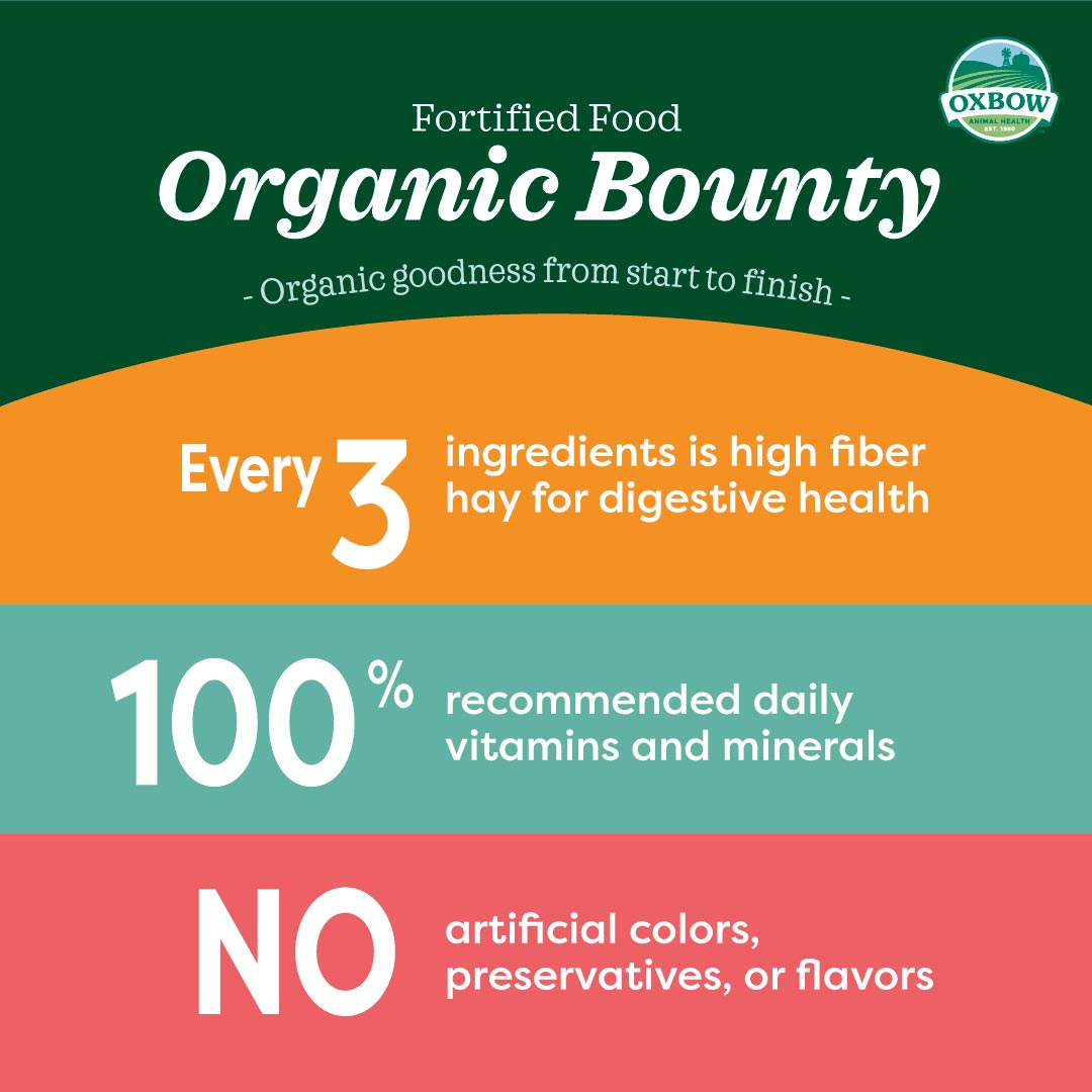 [Up to 25% off] Oxbow Organic Bounty Adult Guinea Pig Food