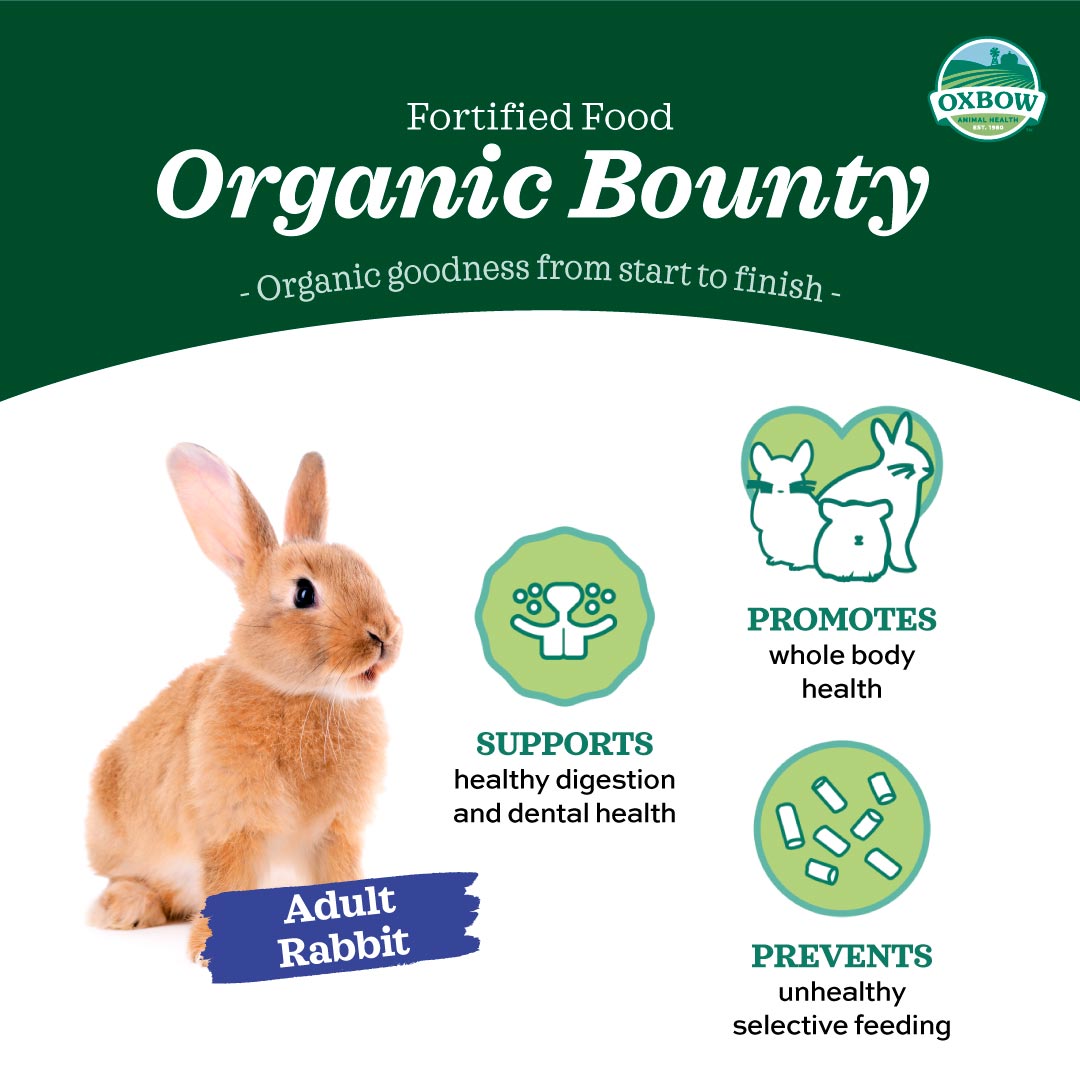 [Up to 25% off] Oxbow Organic Bounty Adult Rabbit Food