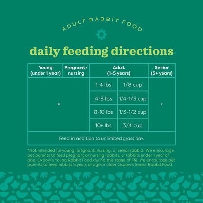 [Up to 25% off] Oxbow Organic Bounty Adult Rabbit Food