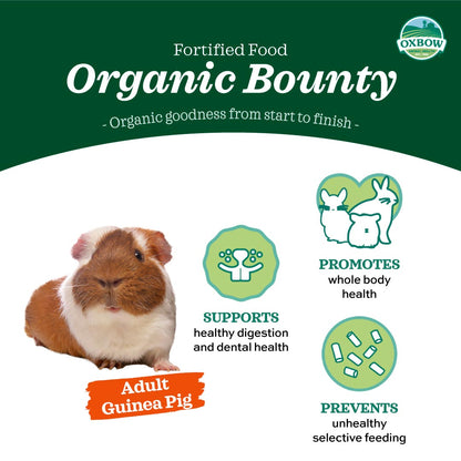 [Up to 25% off] Oxbow Organic Bounty Adult Guinea Pig Food