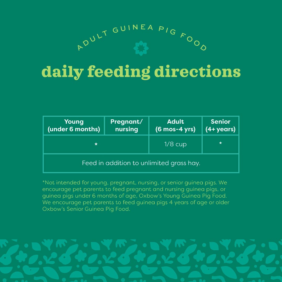 [Up to 25% off] Oxbow Organic Bounty Adult Guinea Pig Food