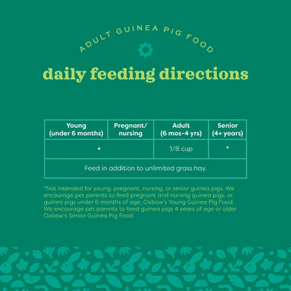 [Up to 25% off] Oxbow Organic Bounty Adult Guinea Pig Food