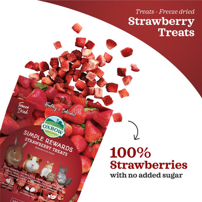 Oxbow Simple Rewards Strawberry Treats for Small Pets
