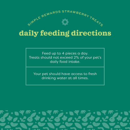 Oxbow Simple Rewards Strawberry Treats for Small Pets