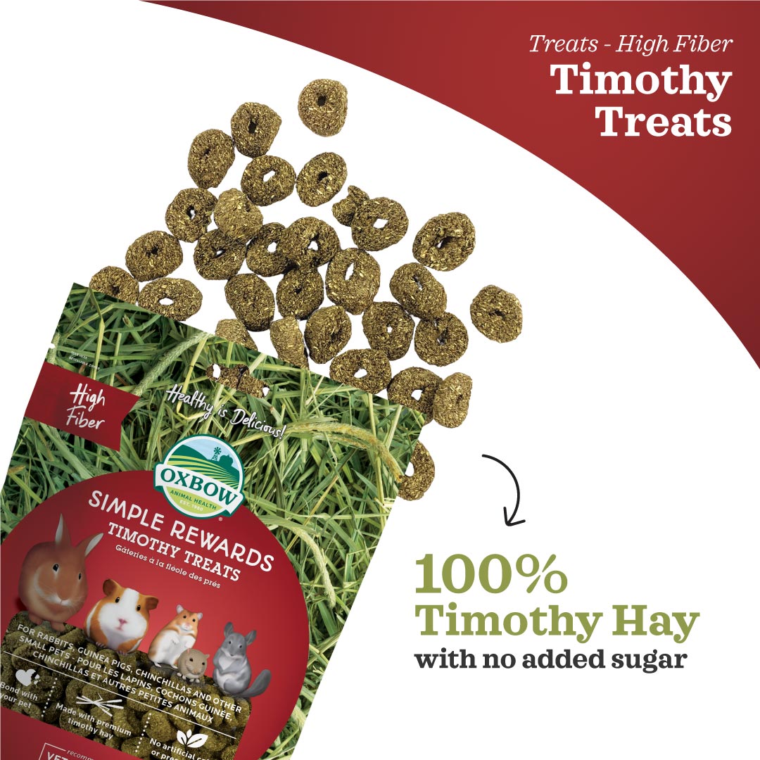 Oxbow Simple Rewards Timothy Treats for Small Pets