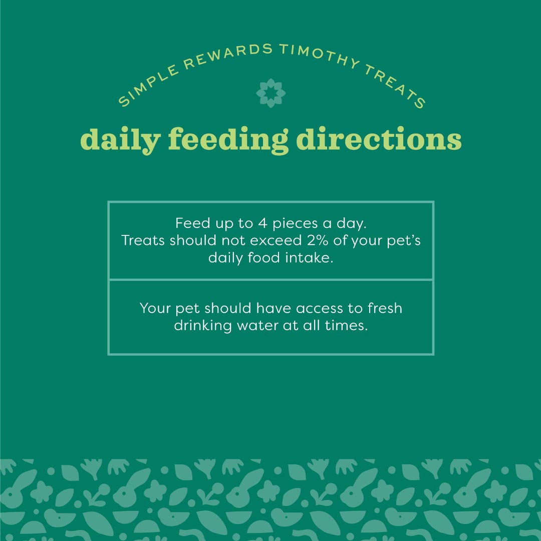 Oxbow Simple Rewards Timothy Treats for Small Pets