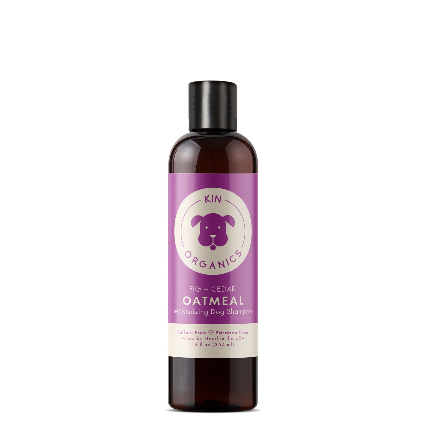 kin+kind Oatmeal Itchy Dog Shampoo Fig and Cedar 12oz
