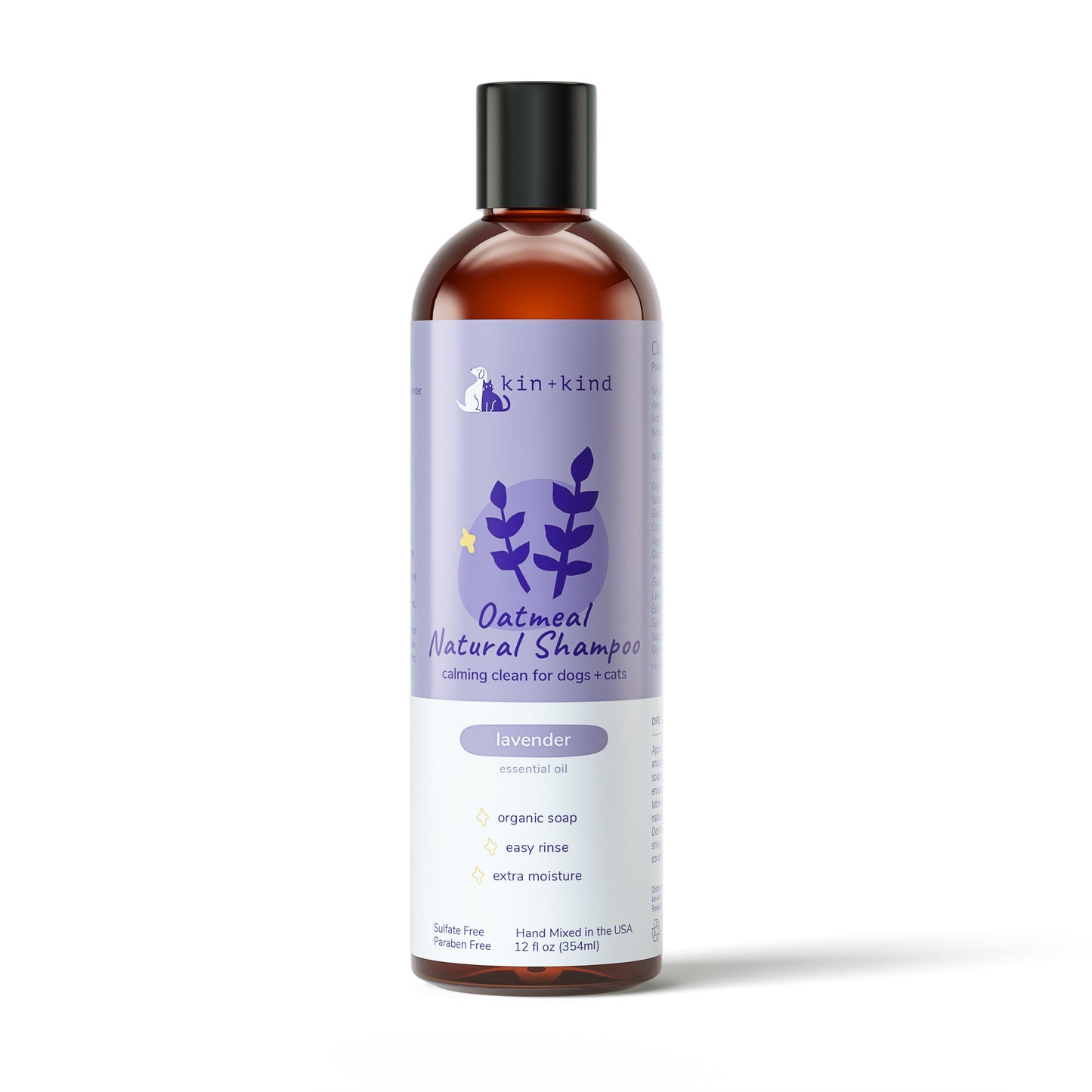 kin+kind Oatmeal Shampoo Lavender 12oz