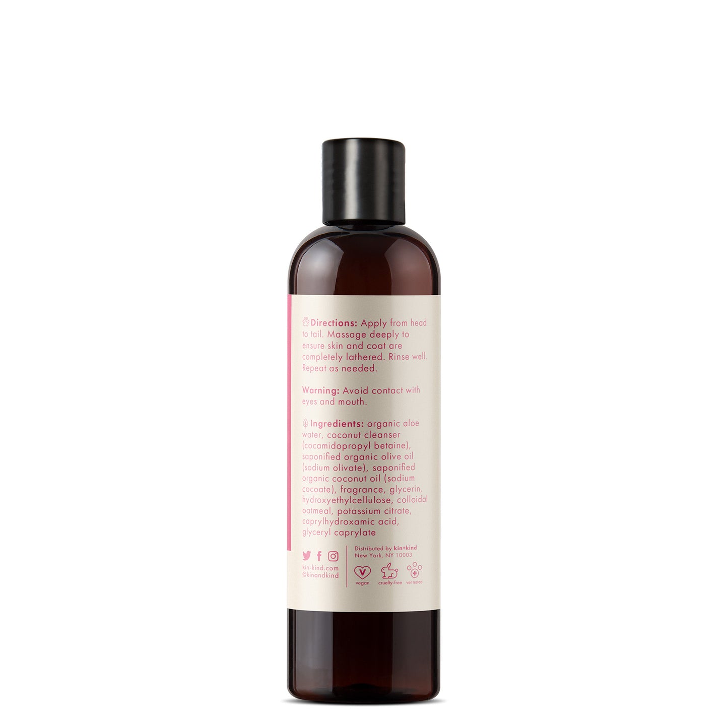 kin+kind Oatmeal Itchy Dog Shampoo Sweet Blossom 12oz