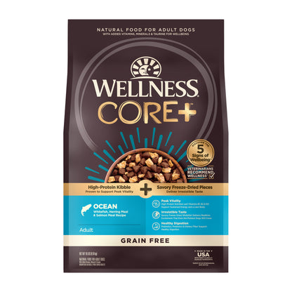 Wellness CORE+ RawRev Ocean Grain Free Adult Dry Dog Food with Freeze Dried Whitefish