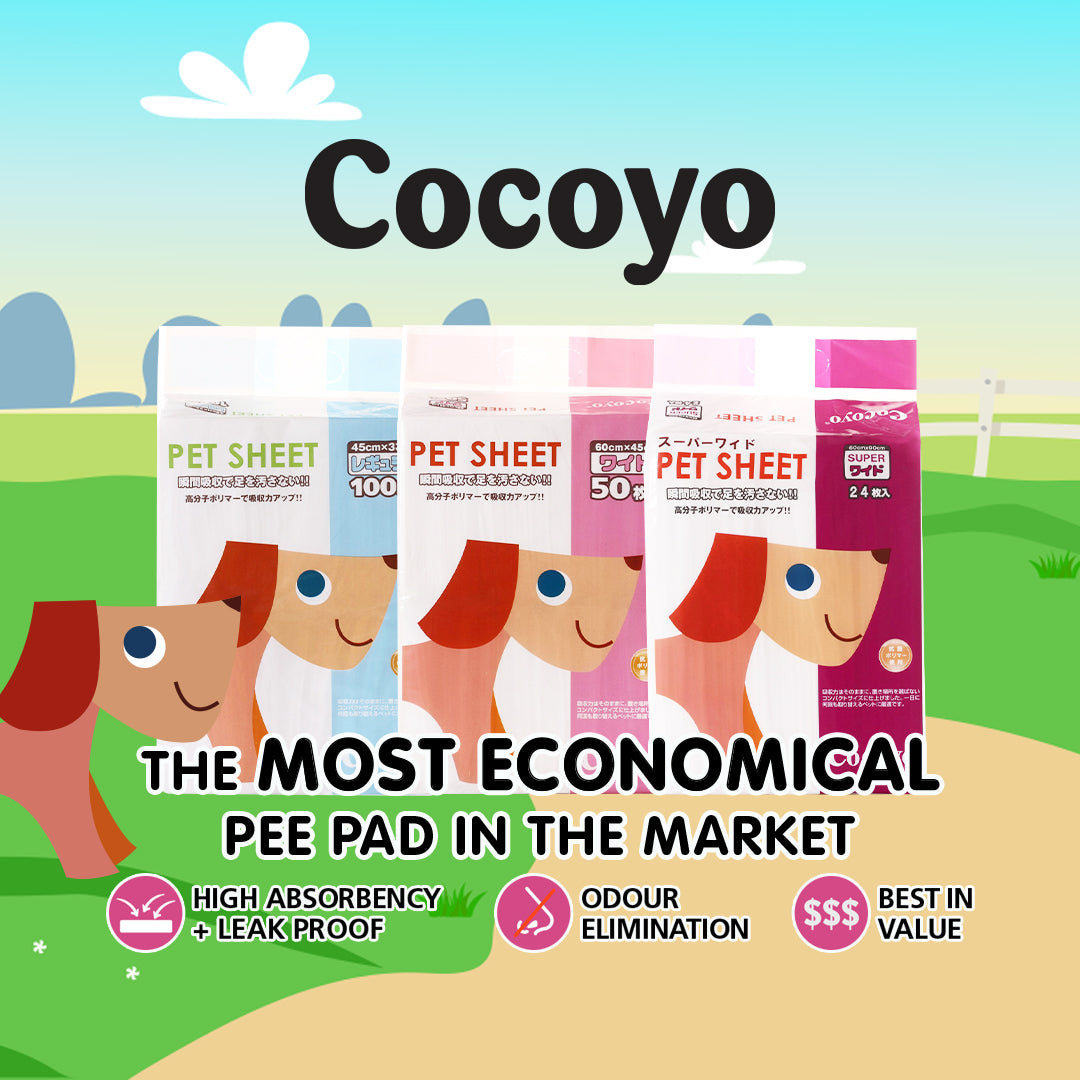 Cocoyo Pee Pads Medium 60×45cm (50pcs) – Leak-Proof, Anti-Bacterial & Highly Absorbent