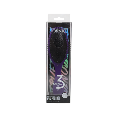 True Iconic Aglow Pin Brush Dog Grooming Brush with Stainless Steel Pins (3 Colors)